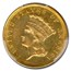 1882 Gold $3 Princess AU-55 PCGS (RPD FS-301)