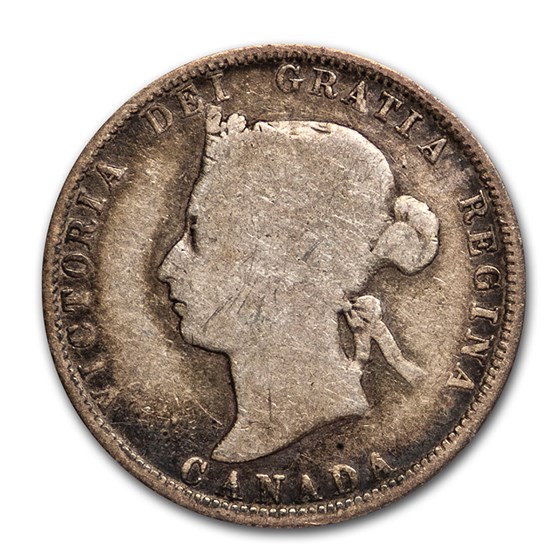 1882-H Canada 25 Cents Good 1882-H Canada 25 Cents Good