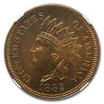 1882 Indian Head Cent PF-66 NGC CAC (Red/Brown)