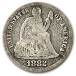 1882 Liberty Seated Dime Good