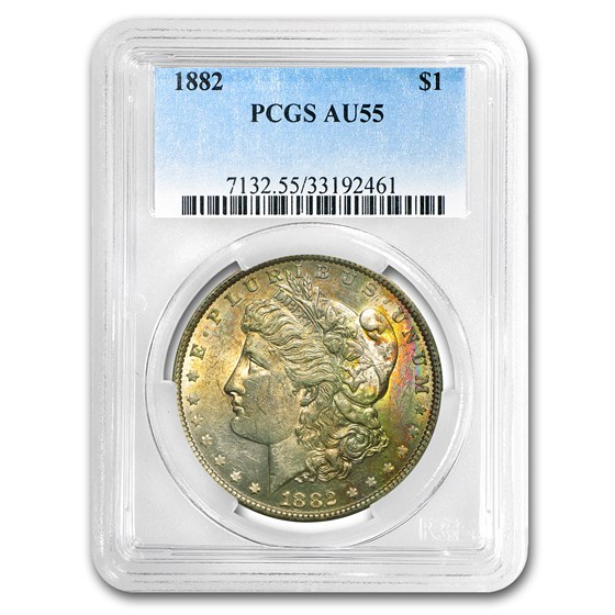 1882 Morgan Dollar AU-55 PCGS 1882 Morgan Dollar AU-55 PCGS