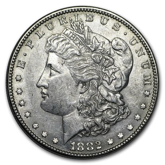 1882 Morgan Dollar AU 1882 Morgan Dollar AU