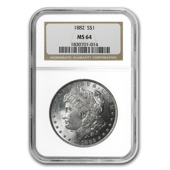 1882 Morgan Dollar MS-64 NGC