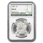 1882 Morgan Dollar MS-65 NGC (Green Label)