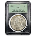 1882 Morgan Dollar MS-65 PCGS (Early Green Label)