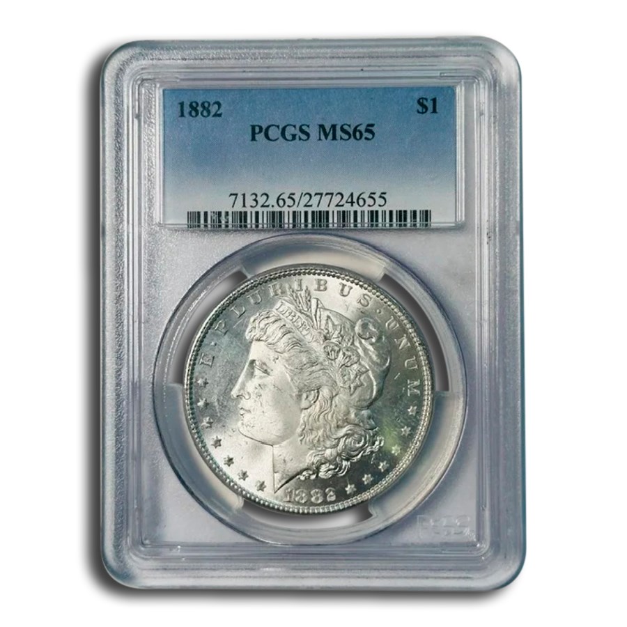 1882 Morgan Dollar MS-65 PCGS