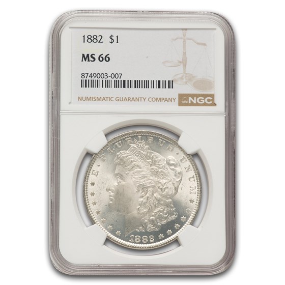 1882 Morgan Dollar MS-66 NGC