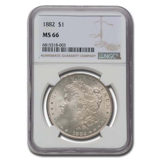 1882 Morgan Dollar MS-66 NGC