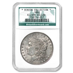 1882 Morgan Dollar NGC (Binion Collection) 1882 Morgan Dollar NGC (Binion Collection)