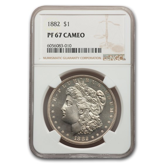 1882 Morgan Dollar PF-67 Cameo NGC 1882 Morgan Dollar PF-67 Cameo NGC