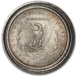 1882 Morgan Dollar XF (Railroad Rim Partial Collar Error)