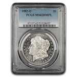 1882-O Morgan Dollar MS-62 DMPL PCGS