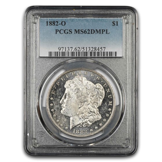1882-O Morgan Dollar MS-62 DMPL PCGS
