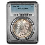1882-O Morgan Dollar MS-63 PCGS
