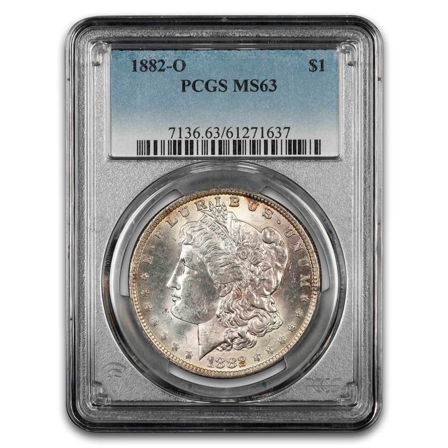 1882-O Morgan Dollar MS-63 PCGS