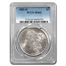 1882-O Morgan Dollar MS-64 PCGS