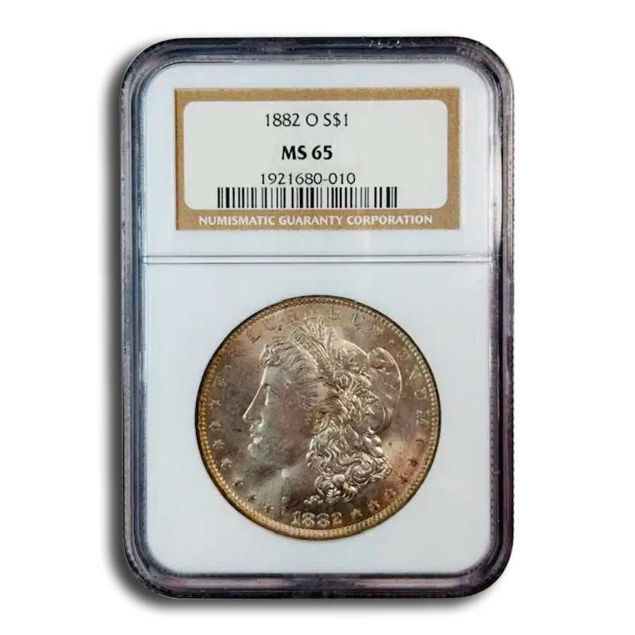 1882-O Morgan Dollar MS-65 NGC