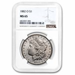 1882-O Morgan Dollar MS-65 NGC