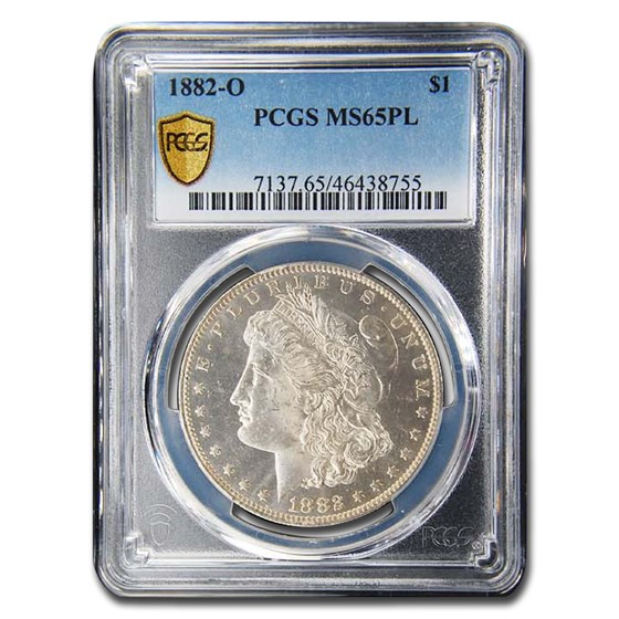 1882-O Morgan Dollar MS-65 PL PCGS