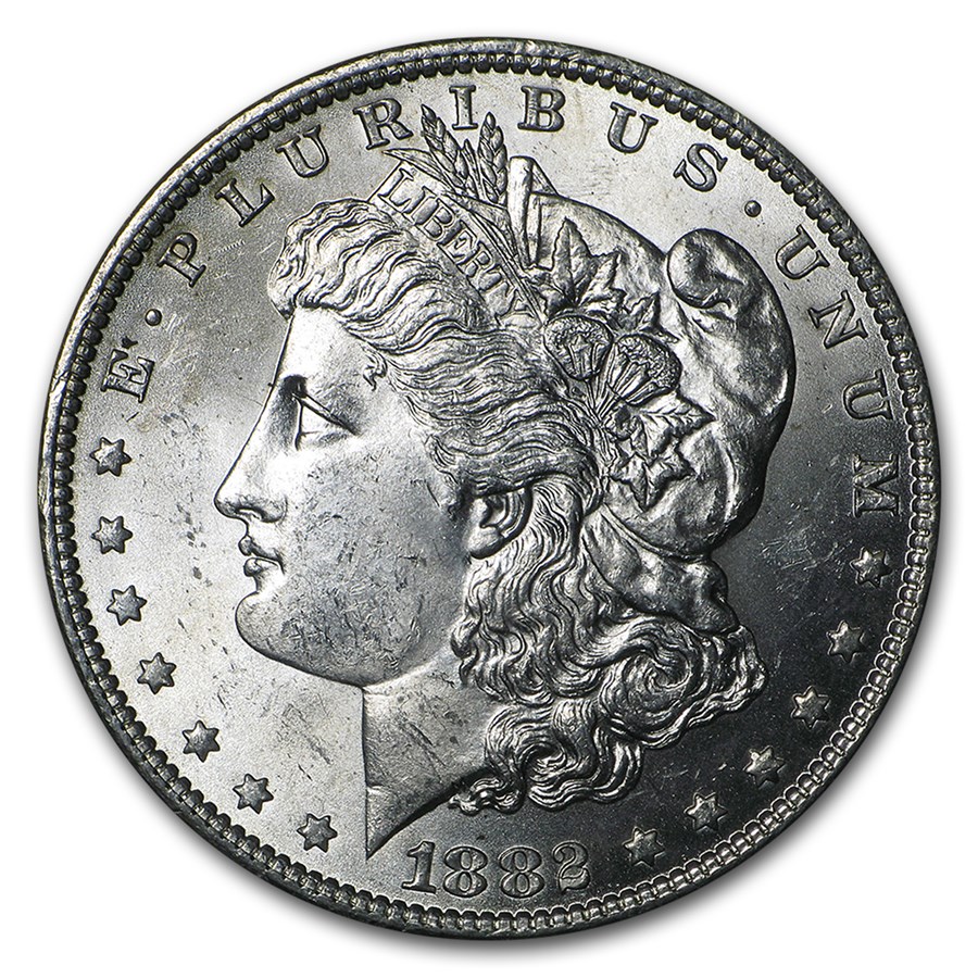 1882-O/O Morgan Dollar BU