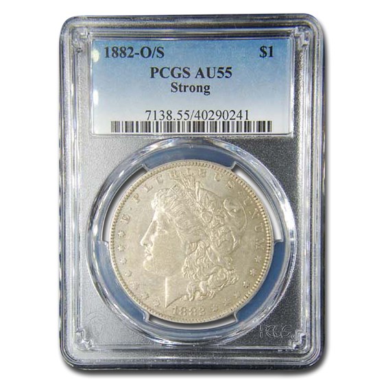 1882-O/S Morgan Dollar Strong AU-55 PCGS (VAM Top-100) 1882-O/S Morgan Dollar Strong AU-55 PCGS (VAM Top-100)