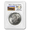 1882-O Stage Coach Morgan Dollar BU PCGS