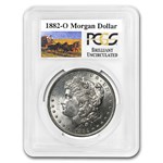 1882-O Stage Coach Morgan Dollar BU PCGS