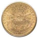 1882-S $20 Liberty Gold Double Eagle AU-58 PCGS