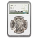1882-S Morgan Dollar MS-63 NGC (Green Label)