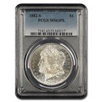 1882-S Morgan Dollar MS-63 PL Proof Like PCGS
