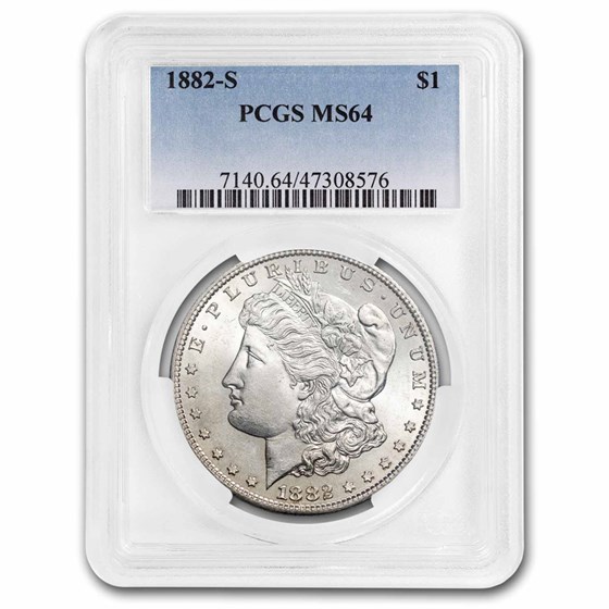 1882-S Morgan Dollar MS-64 PCGS 1882-S Morgan Dollar MS-64 PCGS