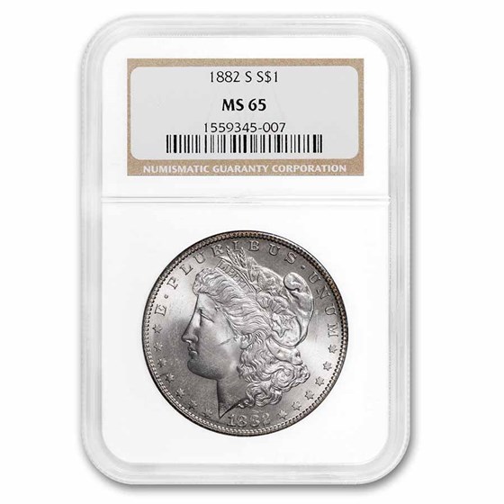 1882-S Morgan Dollar MS-65 NGC 1882-S Morgan Dollar MS-65 NGC