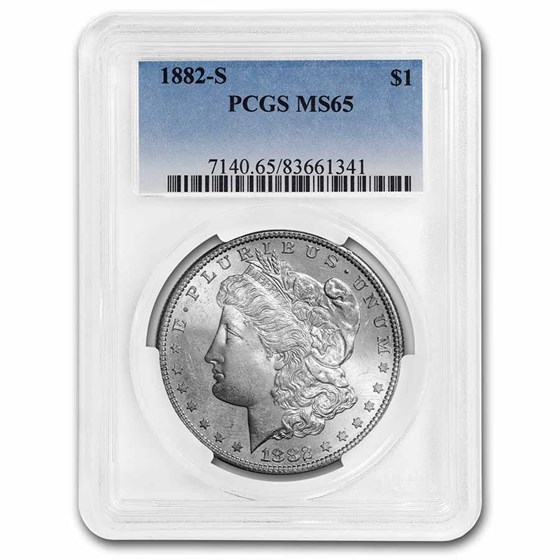 1882-S Morgan Dollar MS-65 PCGS 1882-S Morgan Dollar MS-65 PCGS