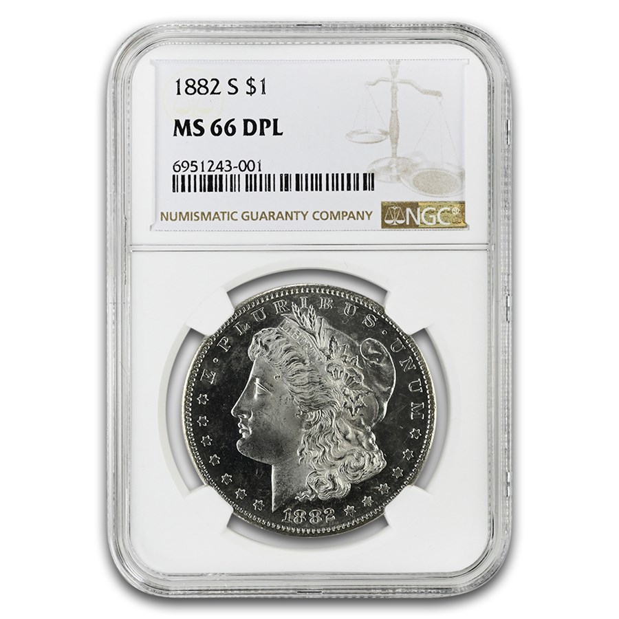 1882-S Morgan Dollar MS-66 NGC (DPL)