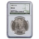 1882-S Morgan Dollar MS-66 NGC (Green Label)