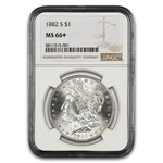 1882-S Morgan Dollar MS-66+ NGC (Plus Designation)