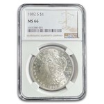 1882-S Morgan Dollar MS-66 NGC