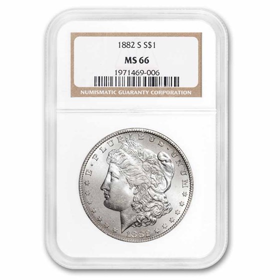 1882-S Morgan Dollar MS-66 NGC 1882-S Morgan Dollar MS-66 NGC