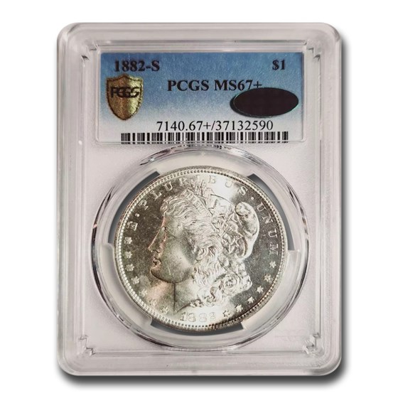 1882-S Morgan Dollar MS-67+ PCGS CAC 1882-S Morgan Dollar MS-67+ PCGS CAC