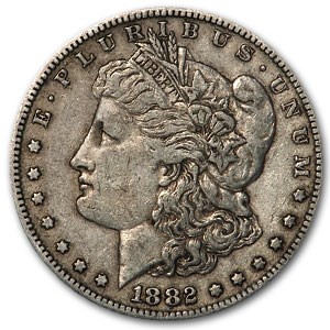 1882-S Morgan Dollar XF
