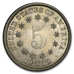 1882 Shield Nickel BU