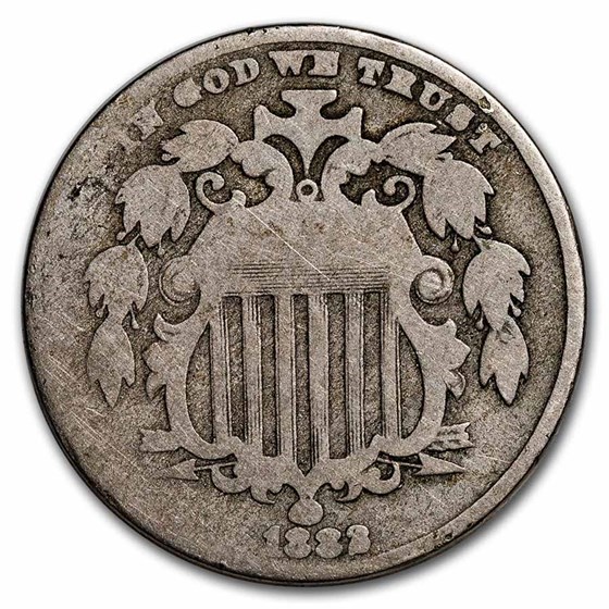 1882 Shield Nickel Good 1882 Shield Nickel Good