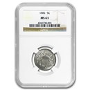 1882 Shield Nickel MS-63 NGC