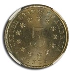 1882 Shield Nickel MS-65 NGC CAC