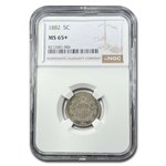 1882 Shield Nickel MS-65+ NGC
