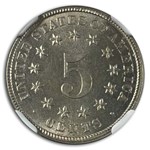 1882 Shield Nickel MS-66 NGC