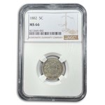 1882 Shield Nickel MS-66 NGC