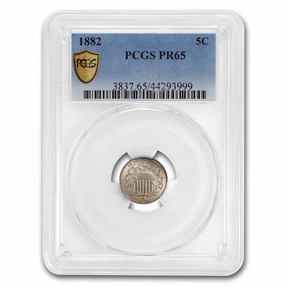 1882 Shield Nickel PR-65 PCGS 1882 Shield Nickel PR-65 PCGS