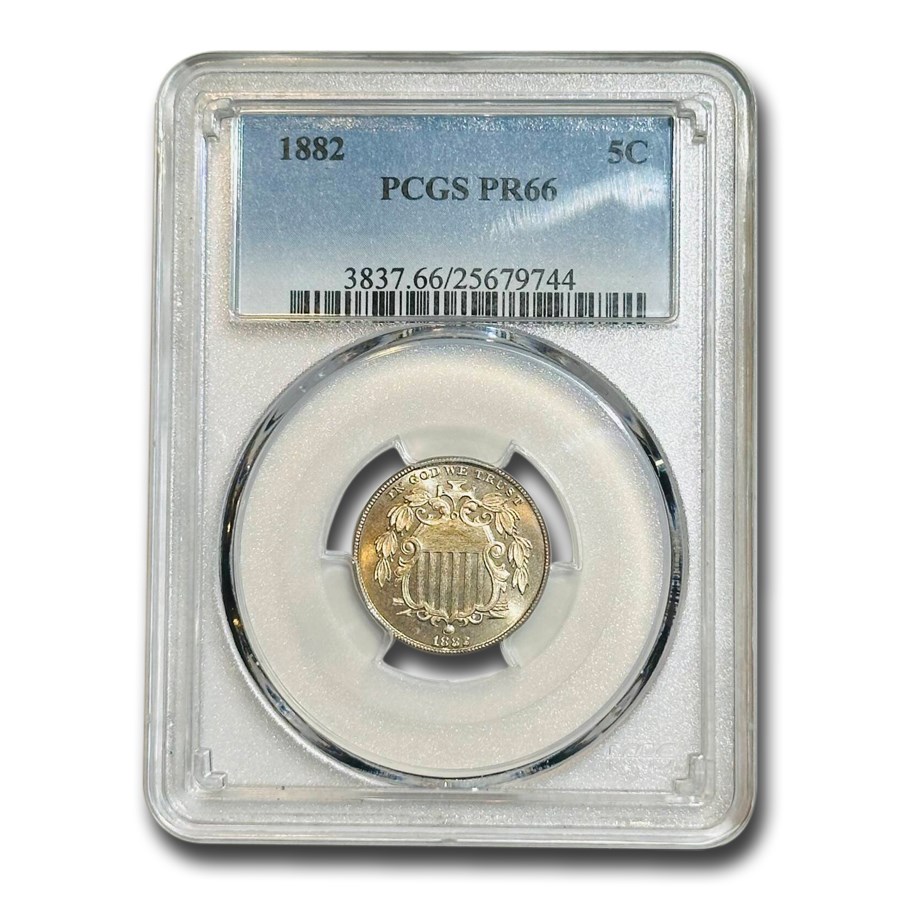 1882 Shield Nickel PR-66 PCGS