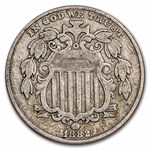 1882 Shield Nickel VF